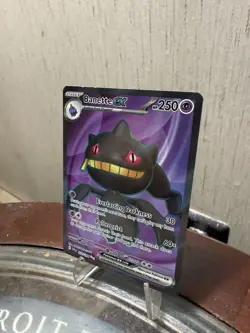 Pokemon Banette EX 229/198 Scarlet & Violet Full Art Holo Card NM Condition - Image 2
