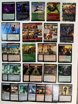 Magic the Gathering Spider-Man Rare NON FOIL lot of 31 cards Extended art mythic - Image 1
