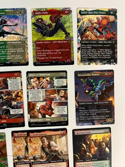 Magic the Gathering Spider-Man Rare NON FOIL lot of 31 cards Extended art mythic - Image 4
