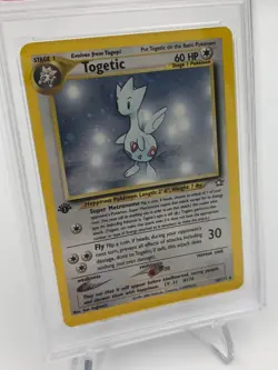 2000 POKEMON NEO GENESIS Trading Card TOGETIC - HOLO #16/111 graded PSA NM 7 - Image 2