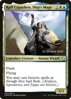 Raff Capashen, Ship's Mage -Foil Medium Play MTG Promos: Prerelease Cards - Image 1