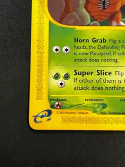 Pinsir 101/147 - Aquapolis Vintage Pokemon TCG Card MP e-Reader - Image 2