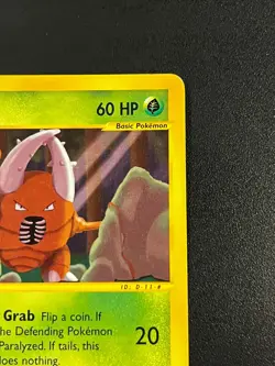 Pinsir 101/147 - Aquapolis Vintage Pokemon TCG Card MP e-Reader - Image 4