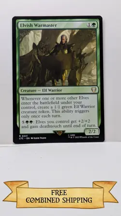 Elvish Warmaster Commander: the Lord of the Rings: Tales of Middle-Earth Regular - Image 1