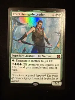 MTG Ezuri, Renegade Leader - Foil, LP, English Duel Decks: Elves vs. Invent - Image 1