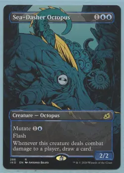 MTG: Ikoria_Lair of Behemoths: SHOWCASE: Sea-Dasher Octopus - Image 1