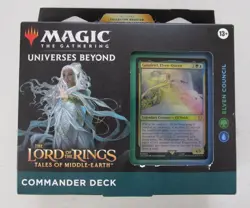 LORD OF THE RINGS LOTR COMMANDER DECK - ELVEN COUNCIL - MTG MAGIC THE GATHERING - Image 1