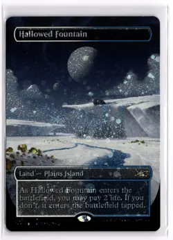 Galaxy Foil | Hallowed Fountain | [UNF] LP x1 MTG Magic: the Gathering - Image 1