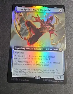Iron Spider, Stark Upgrade (FOIL) x1 - MTG Marvel's Spider-Man SPM #166 - Image 1