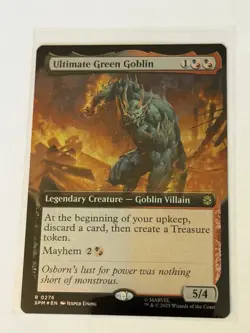 Ultimate Green Goblin Extended Art Marvel's Spider-Man Foil 276 - Image 1