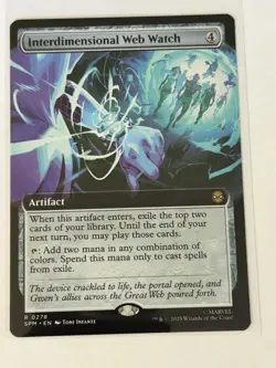 Interdimensional Web Watch Extended Art Marvel's Spider-Man 278 - Image 1