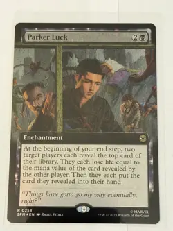 Parker Luck Extended Art Marvel's Spider-Man Foil 258 - Image 1