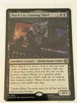 Black Cat, Cunning Thief Marvel's Spider-Man Foil 52 - Image 1