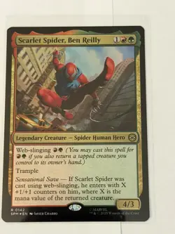 Scarlet Spider, Ben Reilly Marvel's Spider-Man Foil 142 - Image 1
