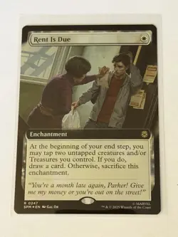 Rent Is Due Extended Art Marvel's Spider-Man Foil 247 - Image 1