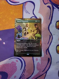 Shared Summons (Borderless FOIL) Secret Lair Drop Series (SLD)(Near Mint NM) - Image 1