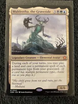 Magic The Gathering MTG - Muldrotha, the Gravetide - Foundations - Image 1