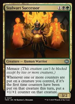 1x Stalwart Successor - Foil NM Eng MTG - Tarkir: Dragonstorm - Image 1