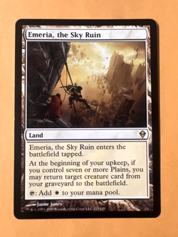 MTG Emeria, the Sky Ruin Zendikar 213/249 Regular Rare NM - Image 1