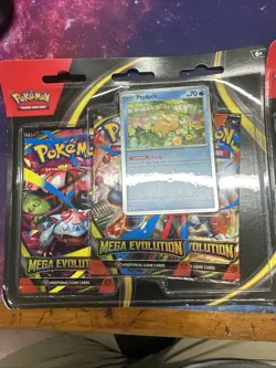 2 Pokemon TCG ME01 Mega Evolution 3 Pack Booster Blister Sealed Bundle New - Image 2