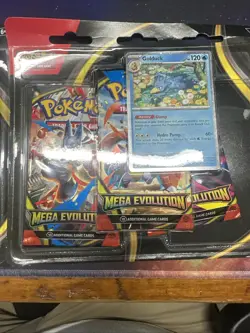 2 Pokemon TCG ME01 Mega Evolution 3 Pack Booster Blister Sealed Bundle New - Image 3