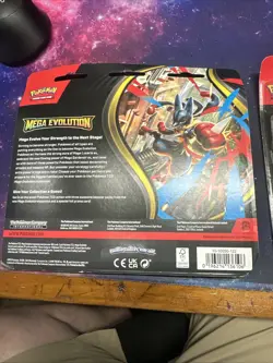 2 Pokemon TCG ME01 Mega Evolution 3 Pack Booster Blister Sealed Bundle New - Image 4