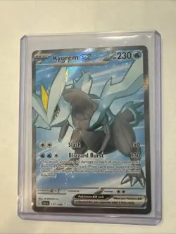 Pokemon Black Bolt Full Art Rare Holo Card Kyurem EX 157/086 Near Mint Condition - Image 1