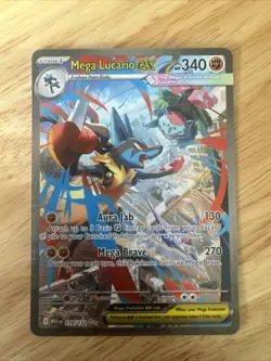 Mega Lucario ex - 179/132 - SIR Ultra Rare - MINT/PACK FRESH - Pokemon - Image 1