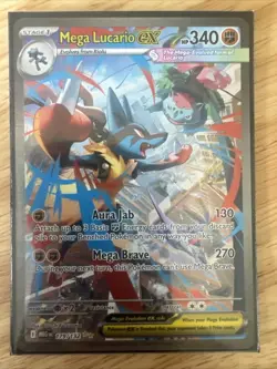 Mega Lucario ex - 179/132 - SIR Ultra Rare - MINT/PACK FRESH - Pokemon - Image 2