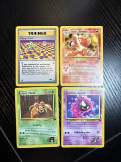 Pokemon Vintage Gym Challenge Card Lot Common And Uncommon NM Wizards (RESERVED) - Image 1