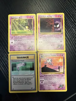 Pokemon Vintage Gym Challenge Card Lot Common And Uncommon NM Wizards (RESERVED) - Image 3
