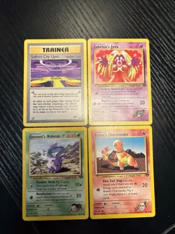 Pokemon Vintage Gym Challenge Card Lot Common And Uncommon NM Wizards (RESERVED) - Image 4