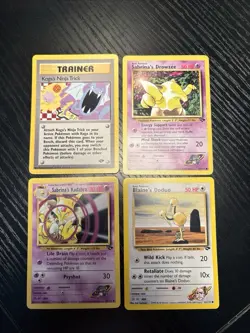 Pokemon Vintage Gym Challenge Card Lot Common And Uncommon NM Wizards (RESERVED) - Image 5
