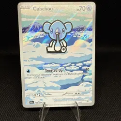 Pokemon TCG - Cubchoo - 109/086 - Illustration Rare - SV: Black Bolt - Image 1
