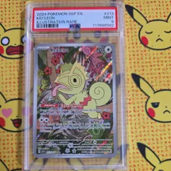 PSA 9 Kecleon 213/191 Pokemon Surging Sparks Illustration Rare 2024 MINT - Image 1