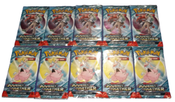 POKEMON SCARLET & VIOLET LOT (10) BOOSTER PACKS JOURNEY TOGETHER NISP - Image 2
