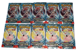 POKEMON SCARLET & VIOLET LOT (10) BOOSTER PACKS JOURNEY TOGETHER NISP - Image 3