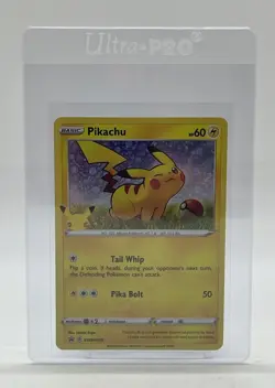 Pokemon TCG General Mills 25th Anniversary Pikachu #SWSH039 Black Star Promo - Image 3