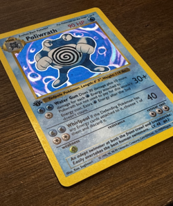 13/102 Poliwrath 1st Edition Shadowless Base Set 1999 Holo Rare WOTC Pokemon - Image 2