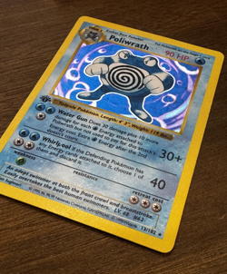 13/102 Poliwrath 1st Edition Shadowless Base Set 1999 Holo Rare WOTC Pokemon - Image 3
