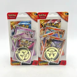 Pokemon TCG: Surging Sparks Checklane Blister Set, Alakazam & Chandelure - Image 1