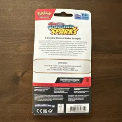 Pokemon Tcg Surging Sparks Single Pack Blister ( Wooper ) Sealed Booster Pack - Image 2