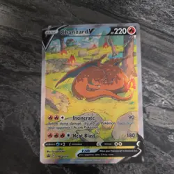 Pokemon TCG: Charizard V SWSH260 UPC Black Star Promo Full Art Ultra Rare NM - Image 1