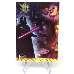 Star Wars Galaxy Card Luke Darth Vader Illustrator of 177 Topps 1994 [NM] - Image 1