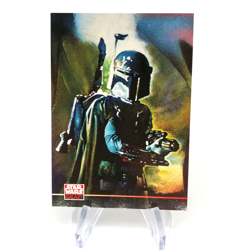Star Wars Galaxy Card Boba Fett New Viosions 211 Topps 1994 [NM] - Image 1