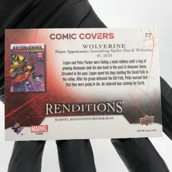 Marvel Card Wolverine 77 Comic Covers Fleer Upper Deck Renditions [NM] - Image 4