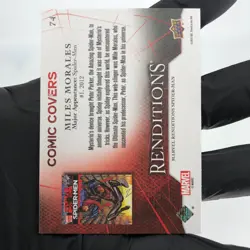 Marvel Card Spider-Man 74 Comic Covers Fleer Upper Deck Renditions [NM] - Image 3
