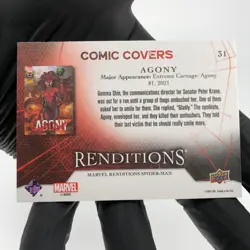 Marvel Card Agony 31 Comic Covers Fleer Upper Deck Renditions [NM] - Image 4