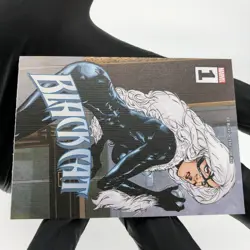 Marvel Card Black Cat 75 Comic Covers Fleer Upper Deck Renditions [NM] - Image 5