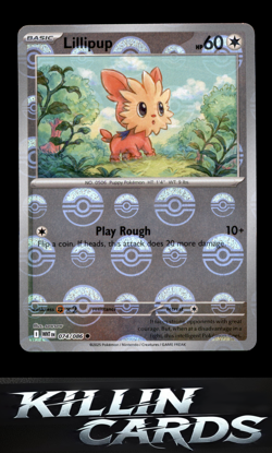 Lillipup (Poke Ball Pattern) 074/086 Pokemon Common SV: White Flare Card NM - Image 1
